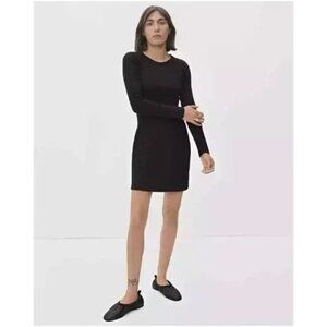 Everlane Ribbed Sweatshirt Mini Dress, Size XS
